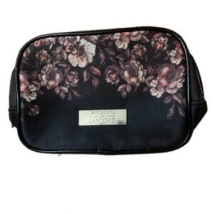 Jason Wu for Lancome Floral Zippered Black Makeup Bag